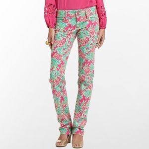 Lilly Pulitzer Patterned Denim- GREAT CONDITION